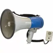 DOSS ER66S 25Watts Handheld Megaphone with Shoulder Strap Built in Siren