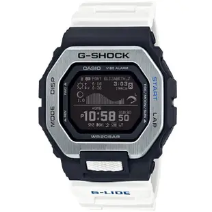 【CASIO 卡西歐】G-SHOCK 藍芽連線衝浪運動錶(GBX-100-7)