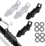 Lure Magnetic Hooker,Magnet Fishing Hook Automatic Holder,Hook Keeper for Fishing Rod,Fish Lure Bait Holders for Fishing Tackle,with 2 Sizes Rubber Rings Quick Install