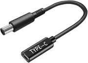 USB Type C to DC Adapter 7.4 x 5.0 mm Cable, 100W PD USB C Female to 19.5V DC Male, PD Type USB C to 7.4 x 5.0 mm Adapter Made for Dell Laptop Series-1
