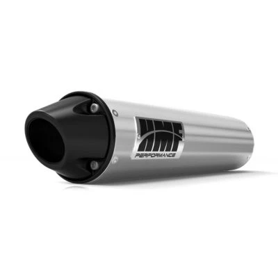 HMF Performance Brushed Slip On Exhaust Pipe Black Euro Cap Can-Am Outlander 570