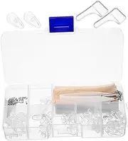 OHPHCALL Nose Pads 1 Set Nose Pads for Plastic Frames for Eyeglasses Replacement Kit Screws