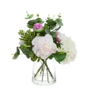 Glamorous Fusion Hydrangea Artificial Plant Decorative Mixed Arrangement 43cm In