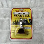 NEW OFFICIAL ALASKA BEAR BELL - CAMP SECURITY BELL - PRIMITIVE ALARM - SURVIVAL