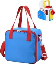 Beautyflier Storage Carrying Bag for Little Tikes Story Dream Machine Books Starter Set, Portable Storage Container for Storytime Audio Play Real for Littles Character Collection (Bag Only)
