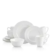 Mikasa Trellis White 16-Piece Dinnerware Set