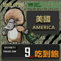 在飛比找ETMall東森購物網優惠-【鴨嘴獸 旅遊網卡】Travel Sim 美國 加拿大 9日