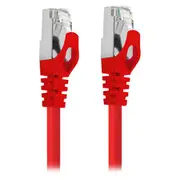 Cruxtec CAT7 10GbE Triple Shielding Ethernet Cable Red 50cm