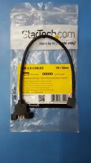 Panel Mount USB Cable , STARTECH , USB A to Motherboard Header Cable F/F , 1 FT