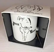 John And Yoko 11 Oz. Ceramic Coffee Mug- Lennon, Ono, Beatles Vintage NOS 2011