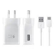 Samsung Fast Charging Travel Adapter (includes Type-C cable)(5V/9V) - White