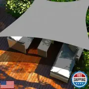 Cool Area Sun Shade Sail 12x16FT Rectangle Shade Canopy Outdoor Sunshade for