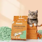 PaWz Tofu Cat Litter Clumping Flushable Green Tea Scent