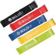 Boldfit Resistance Bands Mini Loop Hip Band/Toning Exercise Band for Gym Boot...
