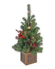 National Tree Company 36in Christmas Vienna Waltz Table Top Tree