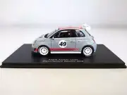 RARE SPARK 1:43 FIAT ABARTH ASSETO CORSA 2008 GREY - S01315