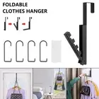 Laundry Hanger Dryer Rack Black Wall Mount Indoor Clothes Airer Hook guvTu