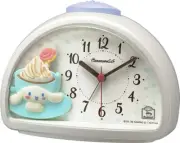 RHYTHM Sanrio Cinnamoroll Alarm Clock Electronic Sound Alarm White