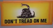 WHOLESALE LOT OF 20 GADSDEN DON'T TREAD ON ME FLAG STICKERS Tea Party Trump $ US