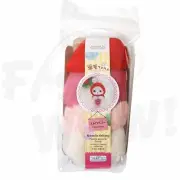 Daiso Japan Roving Wool Needle felting red baby pink white