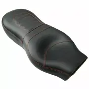 Custom Made Cushioned Seat Black Fits Royal Enfield Interceptor 650