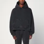 [Entire Studios] Washed black cotton sweatshirt M Black