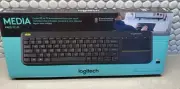 Logitech K400 Plus Wireless Touch Keyboard Media Controls, Built-In Touchpad Blk