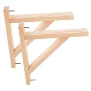 2pcs Shelf Bracket Shelf Support Angled Bracket Triangle Shelf Bracket Holder