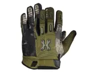 Full Finger Hardline Paintball Gloves (Olive, XL)
