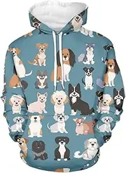 [INSTANTARTS] Women's Active Hoodies Polyester Loose Hoodie Sweatshirts Soft Stretchy Pullover Tops Tracksuits,XS-4XL