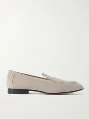 [Le Monde Béryl] Le Monde Béryl - Suede Loafers - Stone - IT40 IT 40 Gray