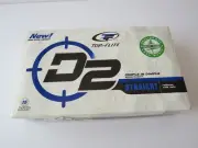 Top Flite D2 STRAIGHT Dimple In Dimple Aerodynamics 15 Golf Balls New Sealed
