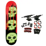 Zero Skateboard Complete 3 Skull Blood Skull Glow 8.25" x 31.9"