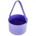 Lid Makeup Brush Cleaner and Mat Cosmetic Storage Box Travel