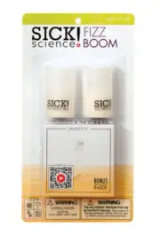 Sick Science Fizz Boom Fizzing Booming Film Canister Launch Rocket NEW 3pc Set