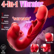 Licking Tongue Vibrating Dildo Vibrator Vaginal Clitoris Stimulator Anal Sex Toy