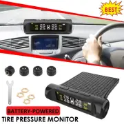 Wireless TPMS Car Tire Tyre Pressure Monitoring System + 4 External Sensor
