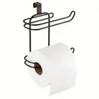 Storage Roll Holder Hanging Door Back Towel Bar Drawer Back Hooks Bathroom Toile