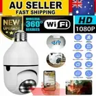 1080P 360° E27 Light Bulb IP Camera Wireless Wi-Fi IR Night Smart Home Security