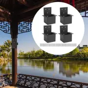 4x Pergola Brackets Stable Support for DIY Pergola Projects Cabin Wood Posts