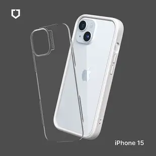 RHINOSHIELD 犀牛盾 iPhone 15 6.1吋 Mod NX 防摔邊框背蓋兩用手機保護殼黑