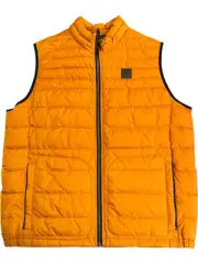 Bugatti AirSeries Quilted Gilet Orange Zip-Up Lightweight - Size L