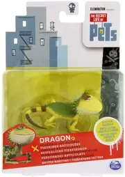 SECRET LIFE OF PETS POSEABLE PET FIGURE DRAGON