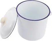 Luxshiny Capacity Enamel Rice Holder for Rice Tea Laboratory Use Multi Functional Food Water Container