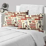 FOCO Los Angeles Rams NFL Retro Standard 2 Pack Pillowcases