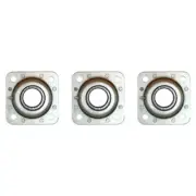 Set of (3) Flanged Disc Bearings Fits Case IH Disc Harrow 122 340 345 350