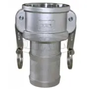 Dixon 125mm Stainless Steel BSP Cam & Groove Type C Coupler x Hose Shank