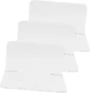 3pcs Acrylic Floating Wall Mount Shelf for Security Cameras Monitors and Speakers Clear Wall Shelf Unit Ideal Monitor Stand for Home and Indoor Use
