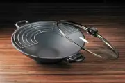 Swiss Diamond | 14" Nonstick Induction Wok With Lid | HD Classic