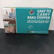 Easy To Carry Raku Stepper Exercise Fitness Workout Machine grey